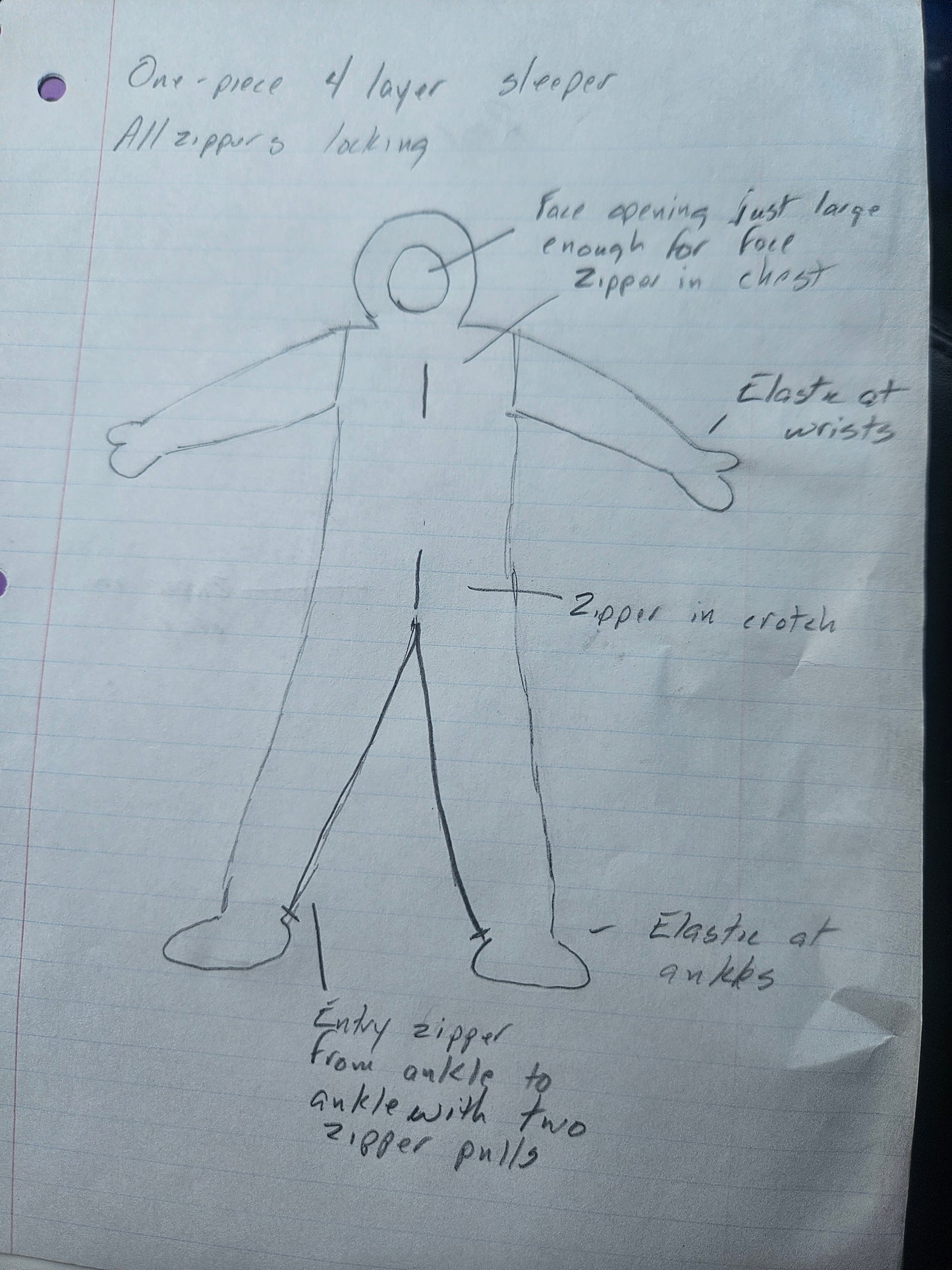 4 layer plush suit with mask