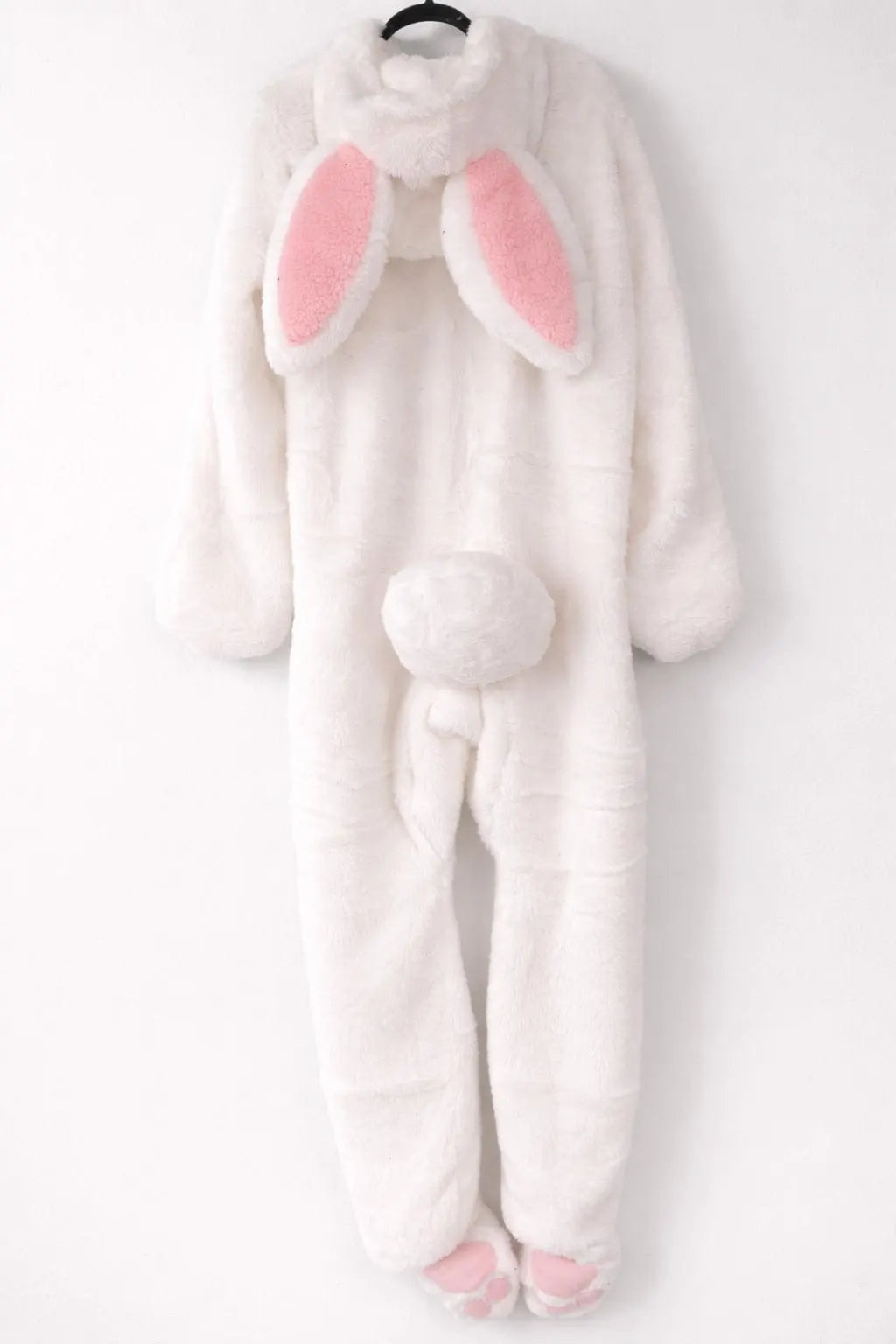 Baby Blue Bunny footie with hood/ears/tail