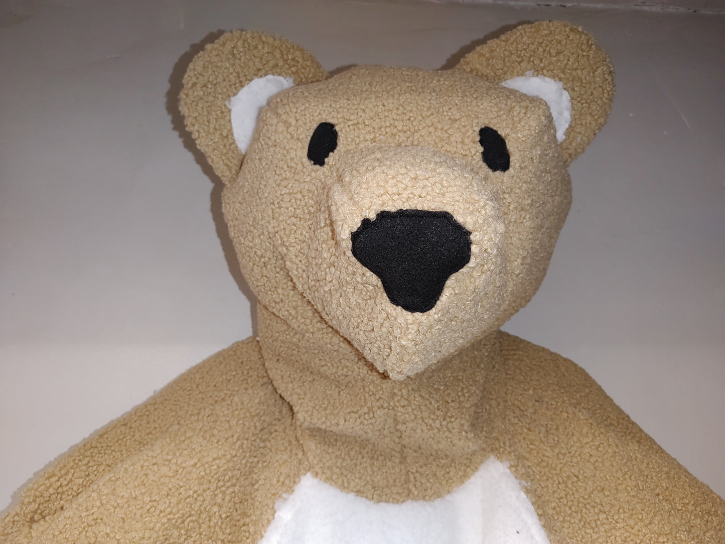 3 Layer Plush Naughty Bear Suit with Locking Zipper