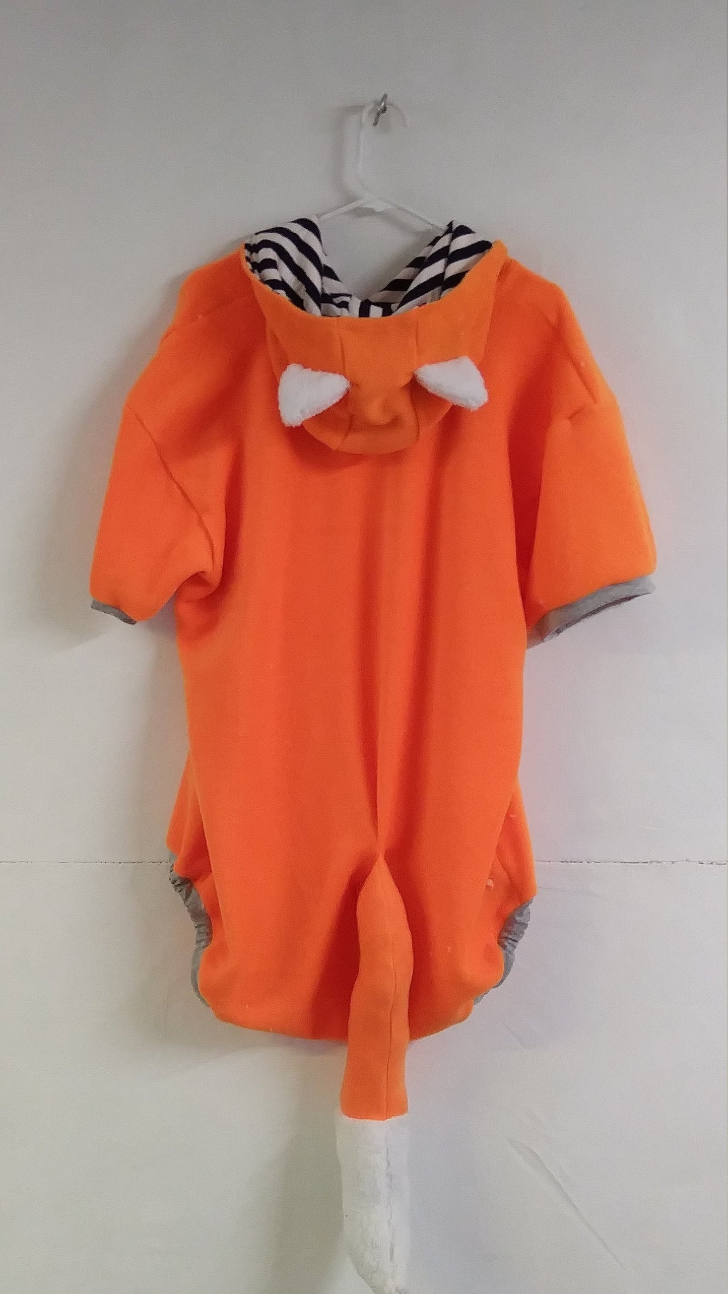 ABDL Fox Sleeper No LEG Onsie with Snap Crotch, Ears, Tail, and Hood, Custom Made S M L XL 2xl with your measurements