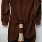 Tanuki raccoon open foot pajama with locking zipper