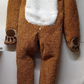 3 Layer Plush Bear, Adult Custom Sized, Mesh Eyes, Mesh Nose, and Locking Zipper Mouth