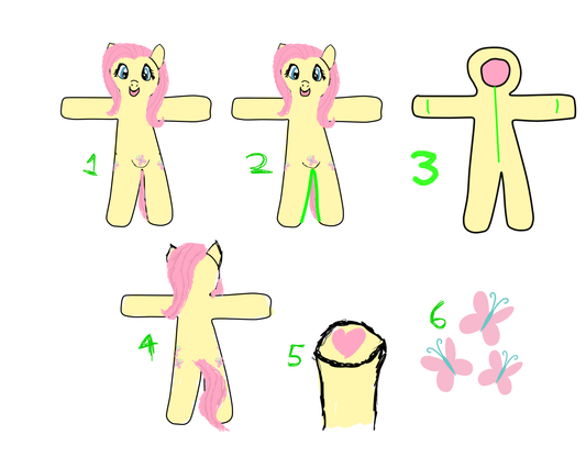 2 Nesting Pony Plush Suits