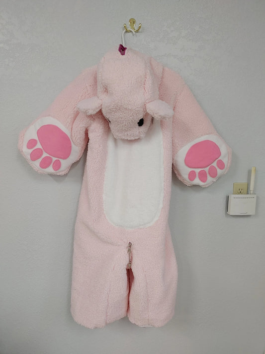 Pink Punishment Bear with locking mouth zipper