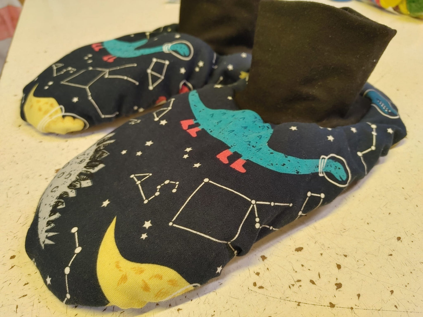 Padded Dino Booties*Custom Made to Your Size