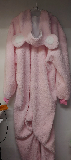 3 Layer Plush Pink-sherpa fleece bear footie pajama with locking zippe –  Kimber's Boutique